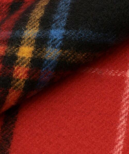 FRAPBOIS（フラボア）の「マフラー2（ストール/ショール・レディース・モカ/レッド・FREE）」の3枚目の写真