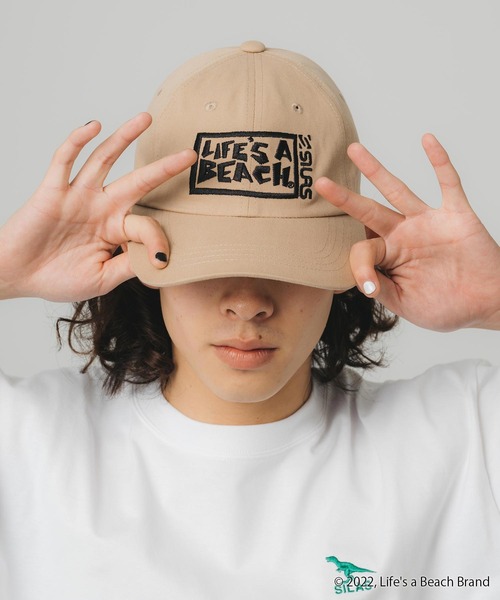 SILAS（サイラス）の「SILASxLIFE’S A BEACH CAP（キャップ・メンズ・ベージュ/ネイビー/ブラック・ONE SIZE）」の10枚目の写真