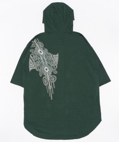 チャイハネ(チャイハネ)の「【チャイハネ】ツヤメロングパーカー(その他アウター・レディース・グリーン/ネイビー/ベージュ/ブラック・FREE)」の21枚目の写真