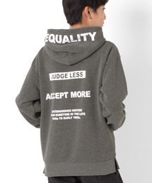 GLAZOS | 裏起毛・フードプリントパーカー(パーカー)