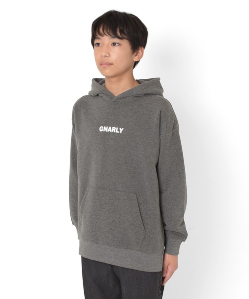 GLAZOS（グラソス）の「裏起毛・フードプリントパーカー（パーカー・キッズ・ベージュ/パープル/グレー/ブラック・140cm/150cm/160cm/170cm）」の22枚目の写真