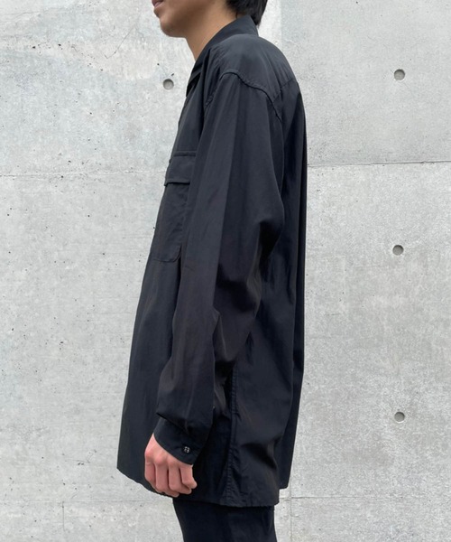 ホワイトマウンテニアリング　コントラストニットスウェットシャツ　ブラック White Mountaineering（ホワイトマウンテニアリング