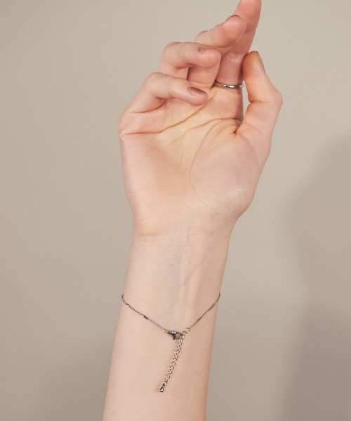 【金属アレルギー対応】シンプルチェーンブレスレットサージカルステンレス316L
