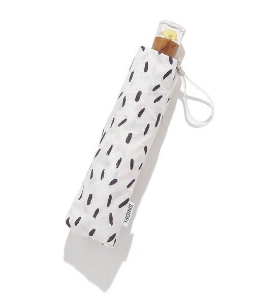 SNIDEL（スナイデル）の「キャリーアンブレラ（折りたたみ傘・レディース・ネイビー/ドット/ピンク・FREE）」の6枚目の写真