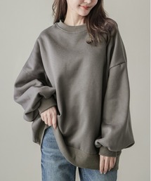 裏起毛ボリューム袖スウェット
