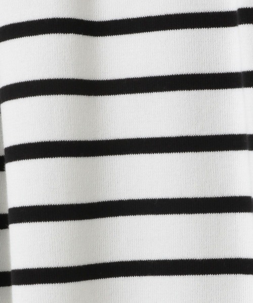 e/rm（イーアールエム）の「【e/rm】パネルボーダーロングタケニット（Tシャツ/カットソー・レディース・ブラック/ブルー・FREE）」の19枚目の写真