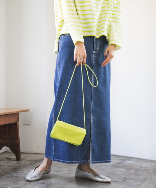 LEPSIM（レプシィム）の「オサイフショルダーバッグ　177850（ショルダーバッグ・レディース・ライム/アイボリー/ブラック・ONE SIZE）」の3枚目の写真