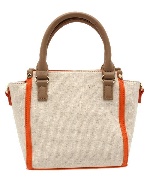 CIAOPANIC（チャオパニック）の「【Ciaopanic】　コンビ素材2WAYミニショルダー（ショルダーバッグ・レディース・オレンジ/ブラック/イエロー・FREE）」の5枚目の写真