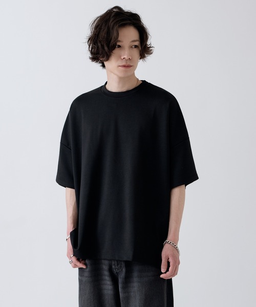 NULL(ヌル)の「【NULL】ポンチ ドルマンスリーブ 半袖Tシャツ(Tシャツ/カットソー・メンズ・ホワイト/ブラック/ブルーグリーン・MEDIUM/LARGE/SMALL)」の13枚目の写真