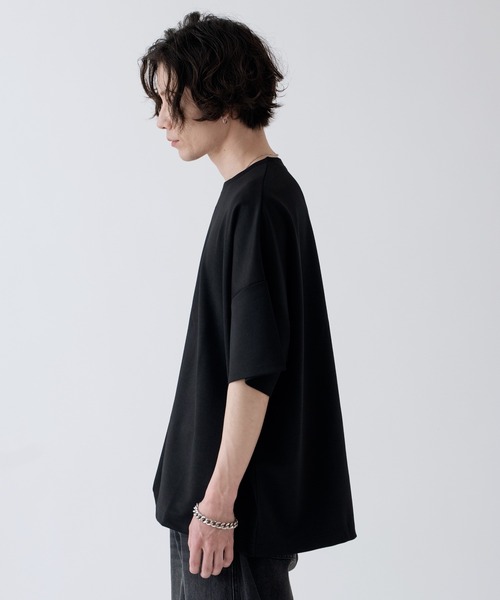 NULL(ヌル)の「【NULL】ポンチ ドルマンスリーブ 半袖Tシャツ(Tシャツ/カットソー・メンズ・ホワイト/ブラック/ブルーグリーン・MEDIUM/LARGE/SMALL)」の14枚目の写真