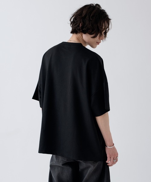 NULL(ヌル)の「【NULL】ポンチ ドルマンスリーブ 半袖Tシャツ(Tシャツ/カットソー・メンズ・ホワイト/ブラック/ブルーグリーン・MEDIUM/LARGE/SMALL)」の15枚目の写真