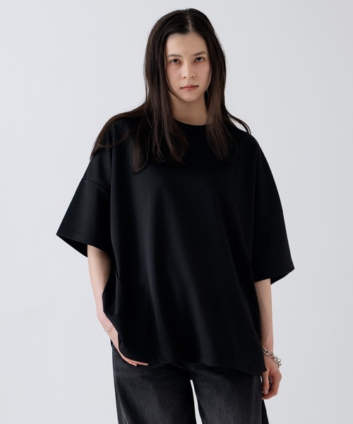 NULL(ヌル)の「【NULL】ポンチ ドルマンスリーブ 半袖Tシャツ(Tシャツ/カットソー・メンズ・ホワイト/ブラック/ブルーグリーン・MEDIUM/LARGE/SMALL)」の17枚目の写真