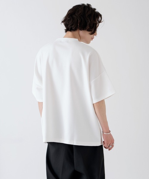 NULL(ヌル)の「【NULL】ポンチ ドルマンスリーブ 半袖Tシャツ(Tシャツ/カットソー・メンズ・ホワイト/ブラック/ブルーグリーン・MEDIUM/LARGE/SMALL)」の9枚目の写真