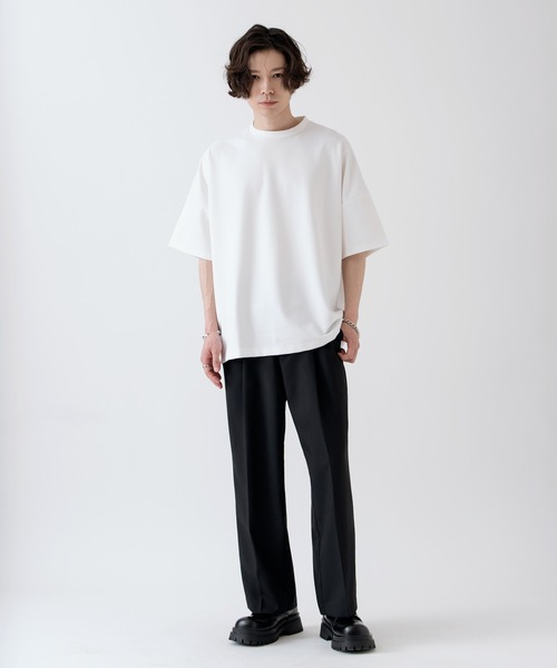 NULL(ヌル)の「【NULL】ポンチ ドルマンスリーブ 半袖Tシャツ(Tシャツ/カットソー・メンズ・ホワイト/ブラック/ブルーグリーン・MEDIUM/LARGE/SMALL)」の10枚目の写真