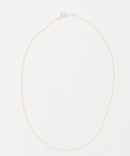 NOJESS（ノジェス）の「シルバーチェーンネックレス38cm)（ネックレス・レディース・シルバー・FREE）」の4枚目の写真