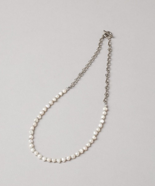 HARE（ハレ）の「パールチェーンネックレス(HARE)（ネックレス・メンズ・ホワイト/ブラック/ホワイト系その他・FREE）」の11枚目の写真