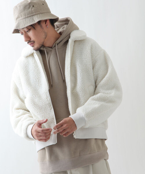 ZIP FIVE(ジップファイブ)の「ブルゾン(ダウンジャケット/コート・メンズ・ホワイト・LARGE)」の1枚目の写真