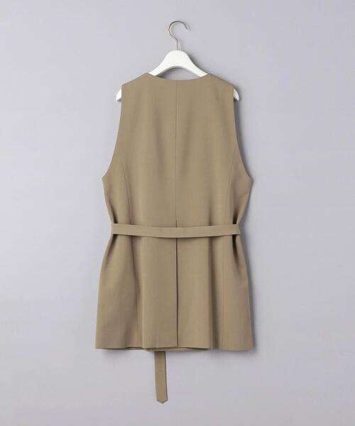 ELIN（エリン）の「【別注】＜ELIN＞ベルト ジレ（ベスト・レディース・ブラック/ベージュ・00）」の12枚目の写真