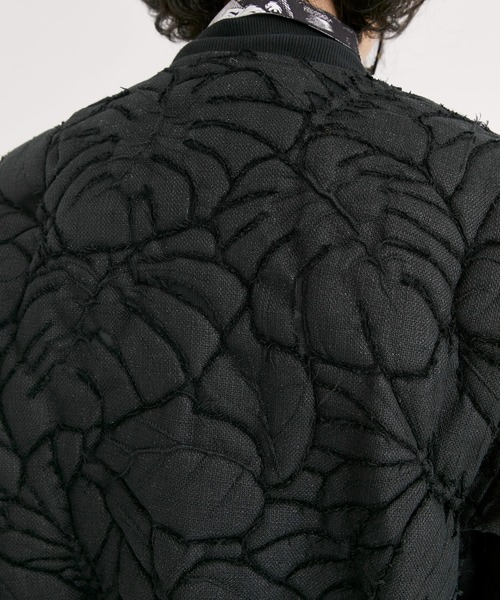 TAAKK(ターク)の「【TAAKK / ターク】3D BOTANICAL PATTERN OVERSIZED BLOUSON / 3Dボタニカルパターンオーバーサイズブルゾン(ブルゾン・メンズ・ブラック・1)」の12枚目の写真