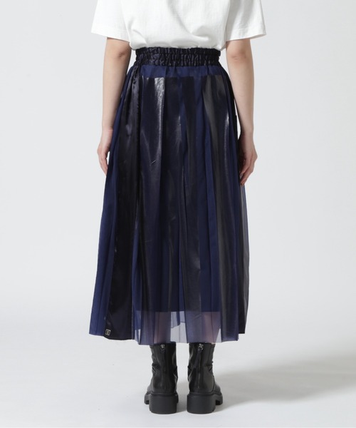 NAKAGAMI（ナカガミ）の「NAKAGAMI(ナカガミ) rubber print skirt/スカート（スカート・レディース・ネイビー・1）」の7枚目の写真