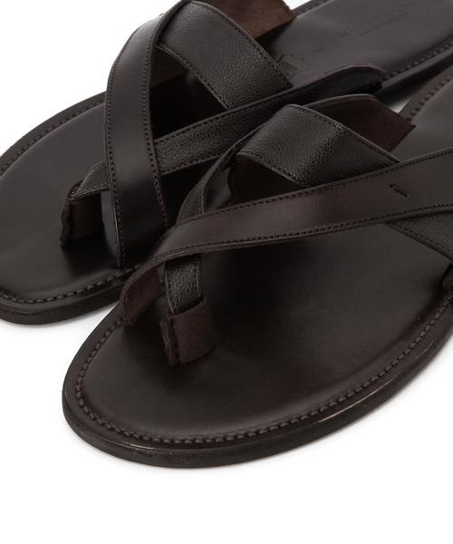 BEAUTY&YOUTH UNITED ARROWS（ビューティーアンドユースユナイテッドアローズ）の「BY クロス/トング サンダル 15ss◆（サンダル・メンズ・ブラック/ブラウン/ダークブラウン・X-LARGE/LARGE/MEDIUM/SMALL）」の6枚目の写真