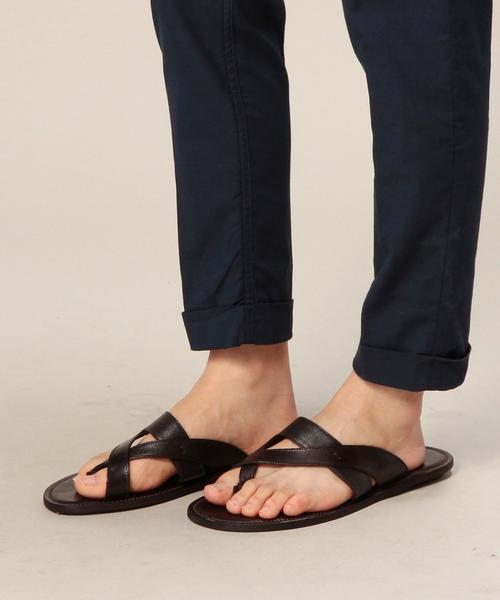 BEAUTY&YOUTH UNITED ARROWS（ビューティーアンドユースユナイテッドアローズ）の「BY クロス/トング サンダル 15ss◆（サンダル・メンズ・ブラック/ブラウン/ダークブラウン・X-LARGE/LARGE/MEDIUM/SMALL）」の8枚目の写真