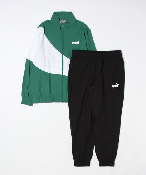 PUMA（プーマ）の「プーマ PUMA PUMA POWER ウーブン トラックスーツ_（ナイロンジャケット・メンズ・グリーン/ブルー/ブラック×ホワイト・LL/L/3L/S/M）」の3枚目の写真