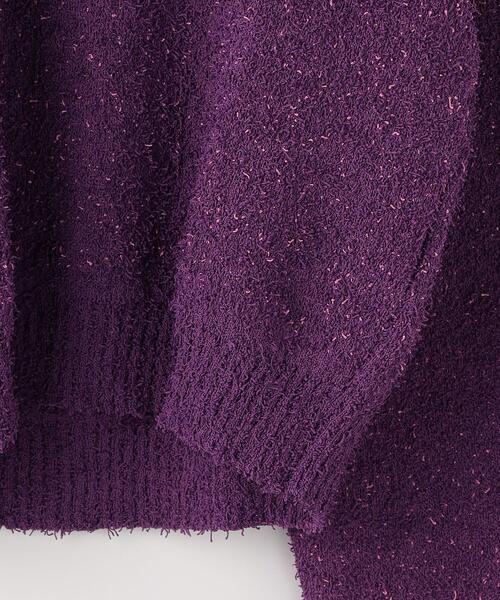 ANDERSSON BELL（アンダースンベル）の「＜Andersson Bell＞ MURDEILA CN KNIT/ニット（ニット/セーター・メンズ・パープル/ケリー・M/L）」の3枚目の写真