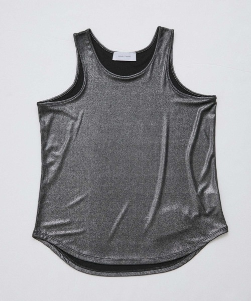 ADAM ET ROPE'（アダムエロペ）の「【セットアップ対応】ハクプリントタンクトップ（タンクトップ・レディース・シルバー/シルバー系その他2・FREE）」の7枚目の写真