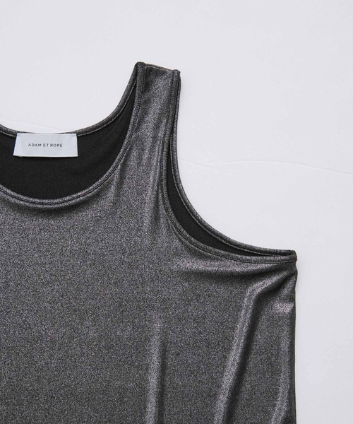 ADAM ET ROPE'（アダムエロペ）の「【セットアップ対応】ハクプリントタンクトップ（タンクトップ・レディース・シルバー/シルバー系その他2・FREE）」の10枚目の写真