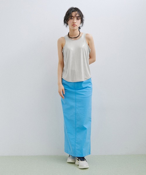 ADAM ET ROPE'（アダムエロペ）の「【セットアップ対応】ハクプリントタンクトップ（タンクトップ・レディース・シルバー/シルバー系その他2・FREE）」の15枚目の写真