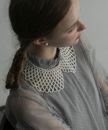 BONLECILL noir（ボンルシールノワール）の「【BONLECILL noir】パールつけ襟ネックレス（ネックレス）」