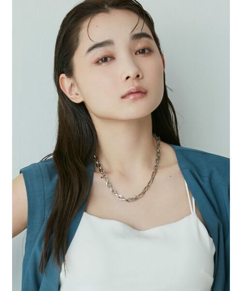 MURUA(ムルーア)の「メタルチェーンネックレス(ネックレス・レディース・ゴールド/シルバー・FREE)」の3枚目の写真