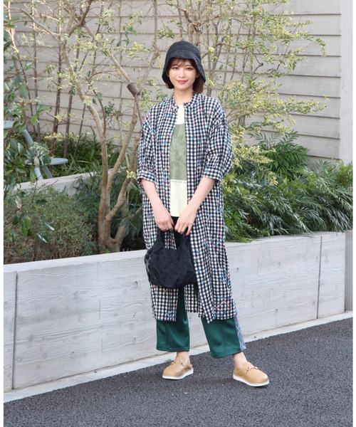 H.A.K（ハク）の「ナイロンツイル×サイロンシャーサークルレースギャザートートバッグ（トートバッグ・レディース・ベージュ/ブラック・FREE）」の8枚目の写真