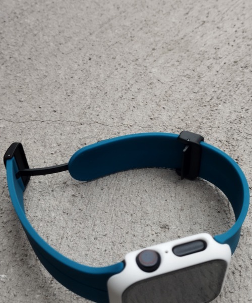 zandy(ズィーアンドワイ)の「zandy ズィー・アンド・ワイ / Apple Watch【シリコンループ】アップルウォッチバンド マグネットバックル // silicone2(デジタル腕時計・メンズ・シルバー/ブルー/ブラック/ピンク/グリーン/ワインレッド/ホワイト/ライトグレー/ネイビー/オレンジ/グレイッシュブルー/ダークネイビー/グレー系その他/ミント・S/M)」の8枚目の写真