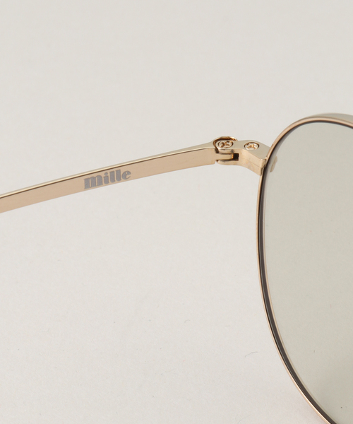 MILLE サングラス AGNES ゴールド mille 新型AGNES ミレー アグネス サングラス － 岡山眼鏡店