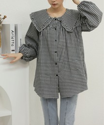 MAISON DE THERESE | フレンチレトロベビーネック長袖ブラウス(シャツ/ブラウス)