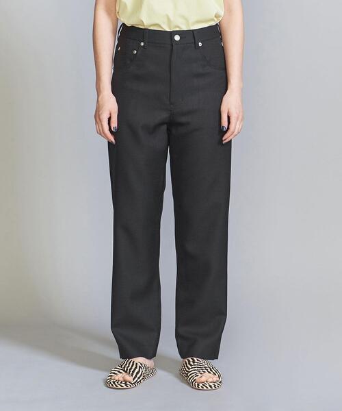 BEAUTY&YOUTH UNITED ARROWS(ビューティーアンドユースユナイテッドアローズ)の「ポリエステルブッチャー5ポケットパンツ -ウォッシャブル-(その他パンツ・レディース・ブラック/ベージュ・S/M)」の3枚目の写真