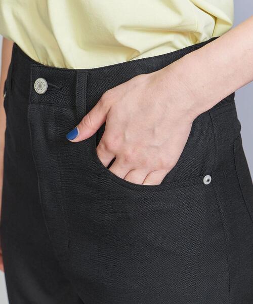 BEAUTY&YOUTH UNITED ARROWS(ビューティーアンドユースユナイテッドアローズ)の「ポリエステルブッチャー5ポケットパンツ -ウォッシャブル-(その他パンツ・レディース・ブラック/ベージュ・S/M)」の8枚目の写真