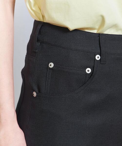 BEAUTY&YOUTH UNITED ARROWS(ビューティーアンドユースユナイテッドアローズ)の「ポリエステルブッチャー5ポケットパンツ -ウォッシャブル-(その他パンツ・レディース・ブラック/ベージュ・S/M)」の9枚目の写真