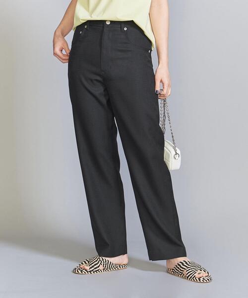 BEAUTY&YOUTH UNITED ARROWS(ビューティーアンドユースユナイテッドアローズ)の「ポリエステルブッチャー5ポケットパンツ -ウォッシャブル-(その他パンツ・レディース・ブラック/ベージュ・S/M)」の12枚目の写真