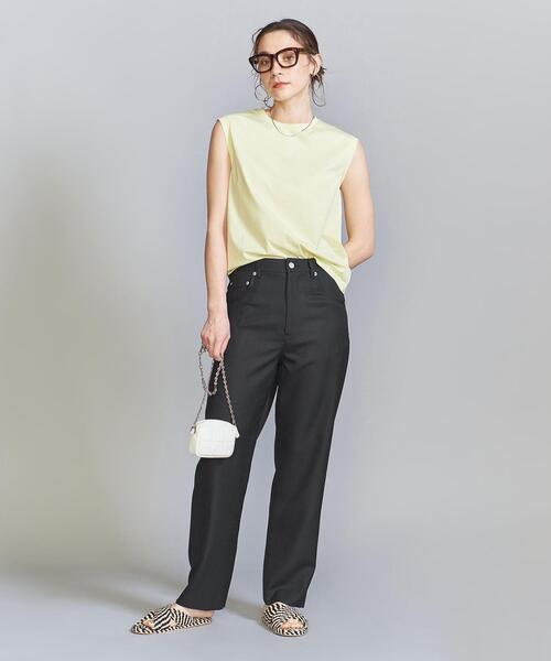 BEAUTY&YOUTH UNITED ARROWS(ビューティーアンドユースユナイテッドアローズ)の「ポリエステルブッチャー5ポケットパンツ -ウォッシャブル-(その他パンツ・レディース・ブラック/ベージュ・S/M)」の14枚目の写真