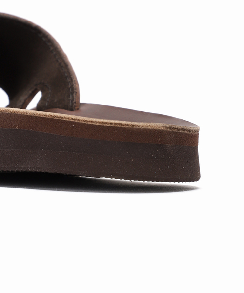 THE SANDALMAN（サンダルマン）の「【THE SANDALMAN×JOURNAL STANDARD】CHROMEXCEL ハナオサンダル（サンダル・メンズ・ブラック/ブラウン・70/80/90）」の17枚目の写真