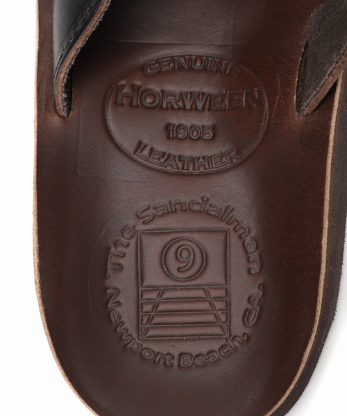 THE SANDALMAN（サンダルマン）の「【THE SANDALMAN×JOURNAL STANDARD】CHROMEXCEL ハナオサンダル（サンダル・メンズ・ブラック/ブラウン・70/80/90）」の18枚目の写真