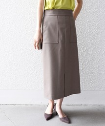 【ZOZO限定】SHIPS.me:アムンゼン 台形 ミディスカート
