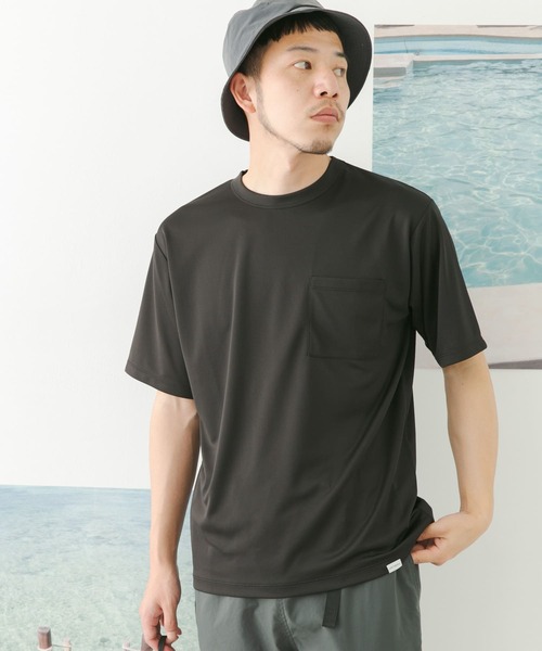 FORK&SPOON（フォークアンドスプーン）の「FORK&SPOON　add fabrics ポケットTシャツ（Tシャツ/カットソー・メンズ・ブラック/グレー・4/5）」の7枚目の写真