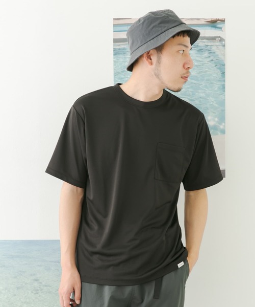 FORK&SPOON（フォークアンドスプーン）の「FORK&SPOON　add fabrics ポケットTシャツ（Tシャツ/カットソー・メンズ・ブラック/グレー・4/5）」の8枚目の写真