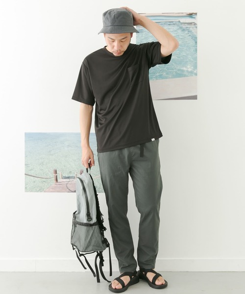 FORK&SPOON（フォークアンドスプーン）の「FORK&SPOON　add fabrics ポケットTシャツ（Tシャツ/カットソー・メンズ・ブラック/グレー・4/5）」の10枚目の写真