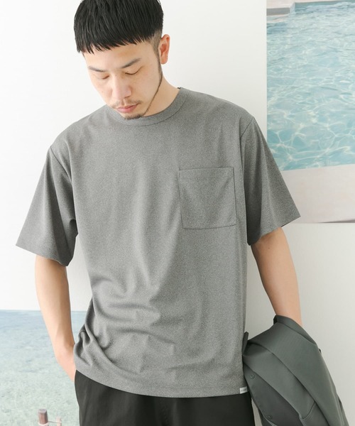 FORK&SPOON（フォークアンドスプーン）の「FORK&SPOON　add fabrics ポケットTシャツ（Tシャツ/カットソー・メンズ・ブラック/グレー・4/5）」の13枚目の写真