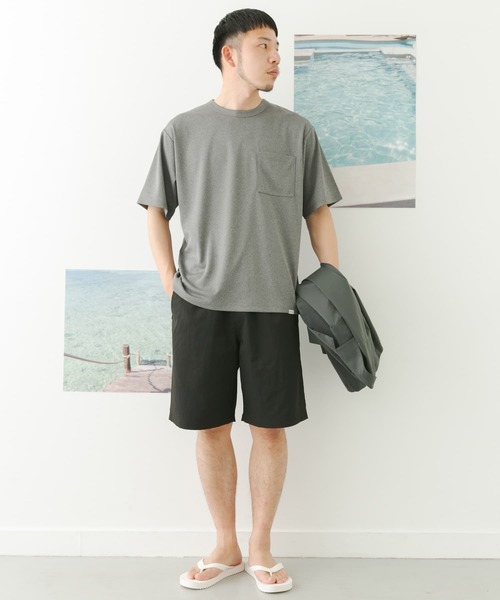 FORK&SPOON（フォークアンドスプーン）の「FORK&SPOON　add fabrics ポケットTシャツ（Tシャツ/カットソー・メンズ・ブラック/グレー・4/5）」の14枚目の写真